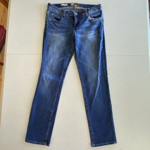 Kut From The Kloth Womens Katy Boyfriend Jeans 4 Blue Mid Rise Stretch Denim EUC
